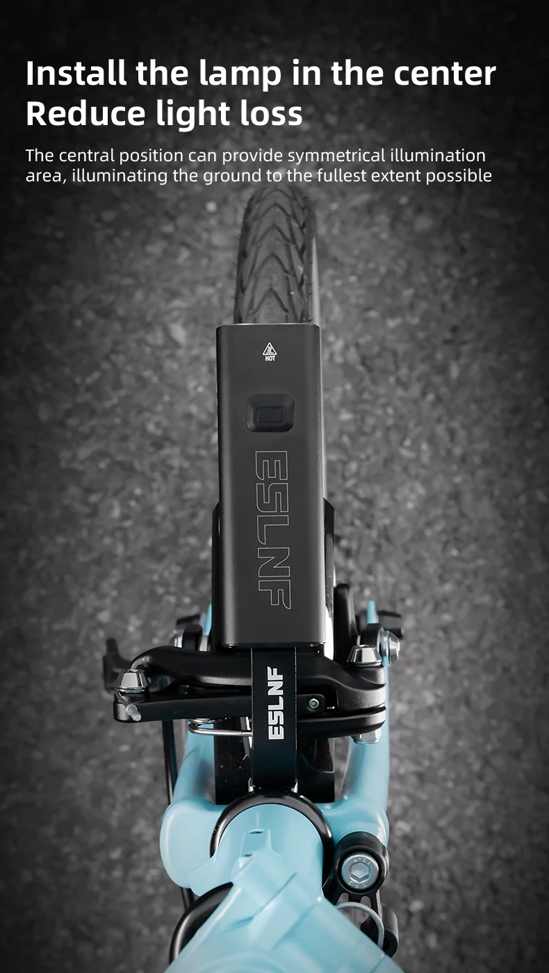 ESLNF Klappbarer Fahrrad-Lichthalter, multifunktionaler Fahrrad-Lampenständer aus Aluminiumlegierung, Action-Kamera-Halterung, Fahrradzubehör – Detail 11