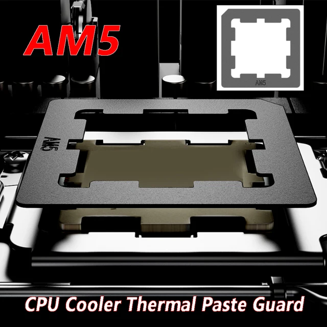 AM5 Thermal Paste Guard CPU Cooler Pad di raffreddamento per AMD Ryzen  serie 7000 7950X 7900X