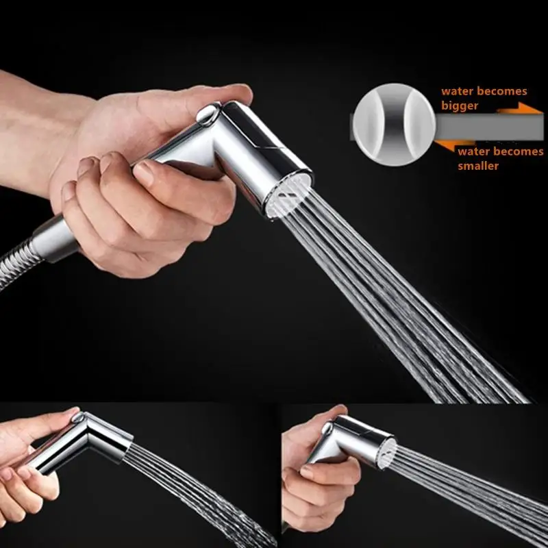 Toilet Hand Held Bidet Faucet Sprayer Bidet Set Sprayer Gun Stainless Steel Toilet Spray For Bathroom Self Cleaning Shower Head