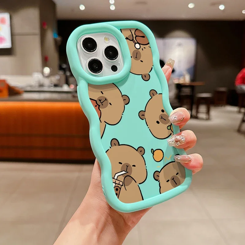 Cute Soft Capybara Phone Case - Adorable and Protective Cover