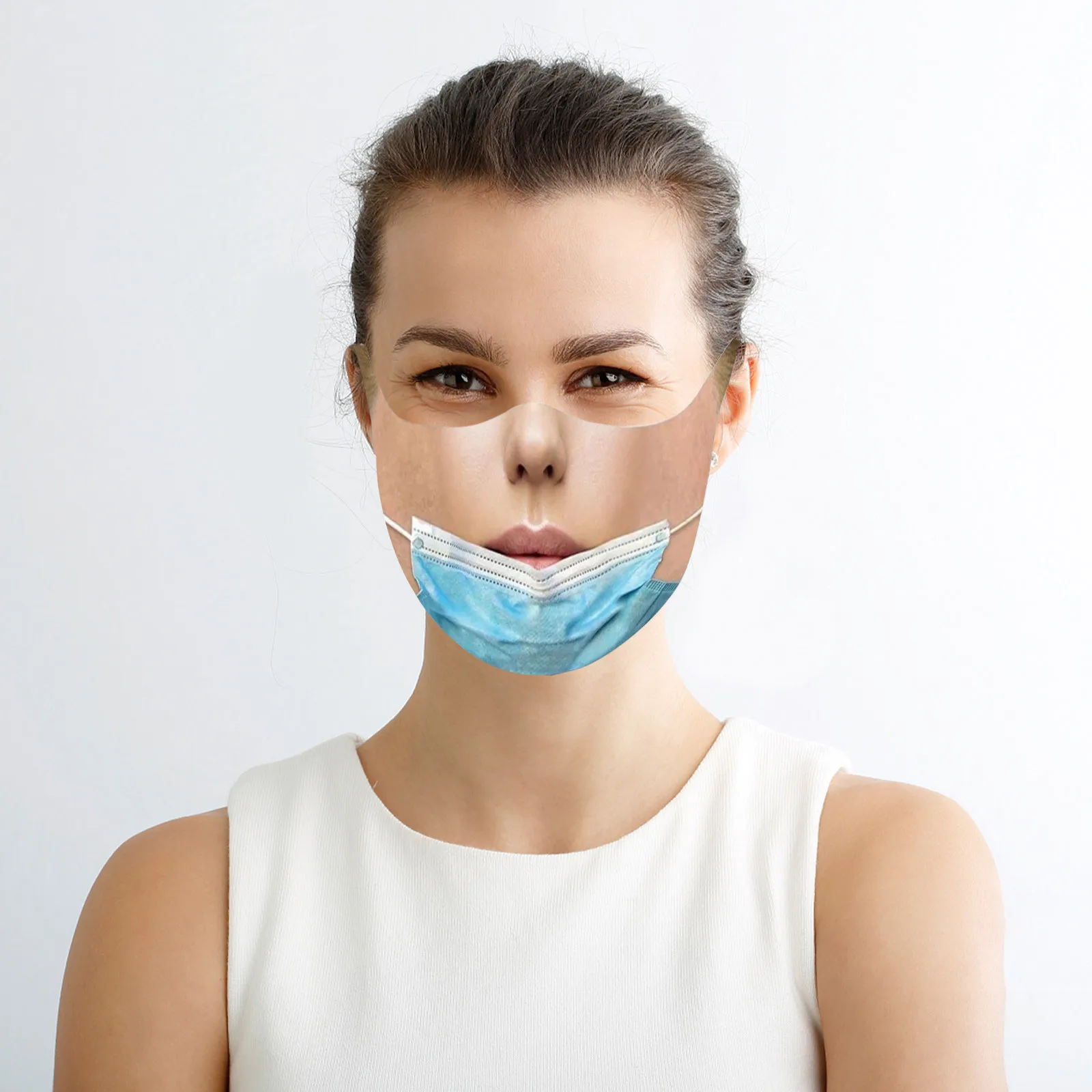Adult Prank Same Style For Men And Women Print Face Mask New Long Wear Washable And Reusable Mask Breathable Comfortable Mask