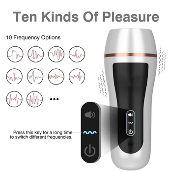 Masturbators For Men Vibrator Automatic Sucking Real Vagina Pussy Pocket  Male Sex Machine Masturbation Cup Toys For Adults 18 2