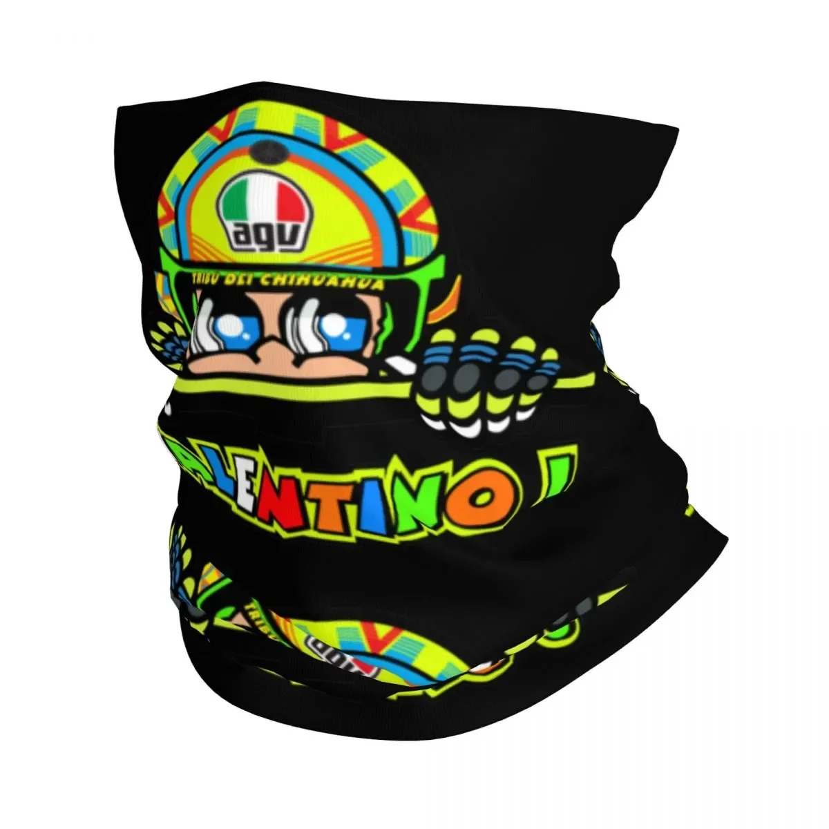 

Moto-Gp Rossi Speed Racing Bandana Neck Cover Motocross Face Scarf Multifunctional Headwear Cycling Unisex Adult Windproof