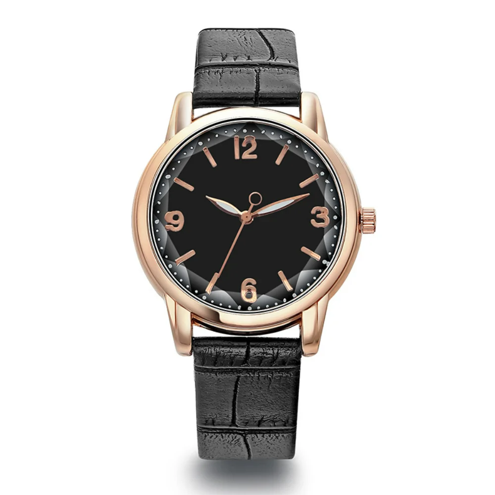 

New Two-color DialStylish Simplicity Quartz Women's Watches GraceLadies Fashion Dial Casual Bracele Watch Leather Wristwatch