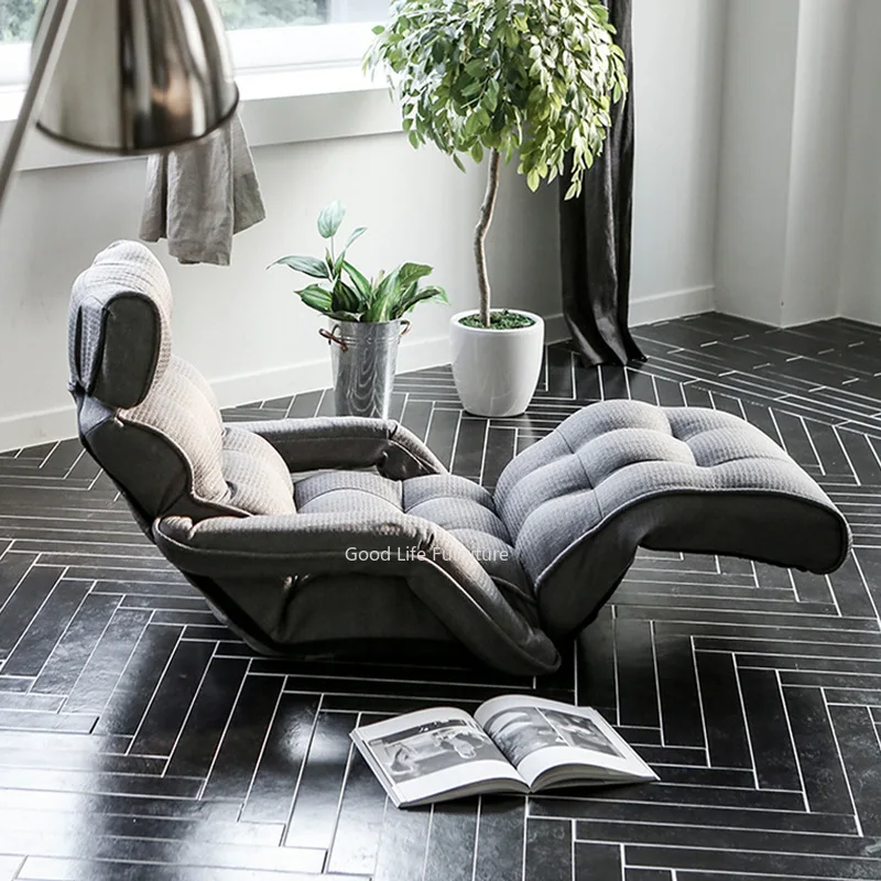 

Single Lounger Sofa Bay Window Lounge Chair Foldable Tatami Chair Balcony Lounge Reading Bedroom Recliner Chair