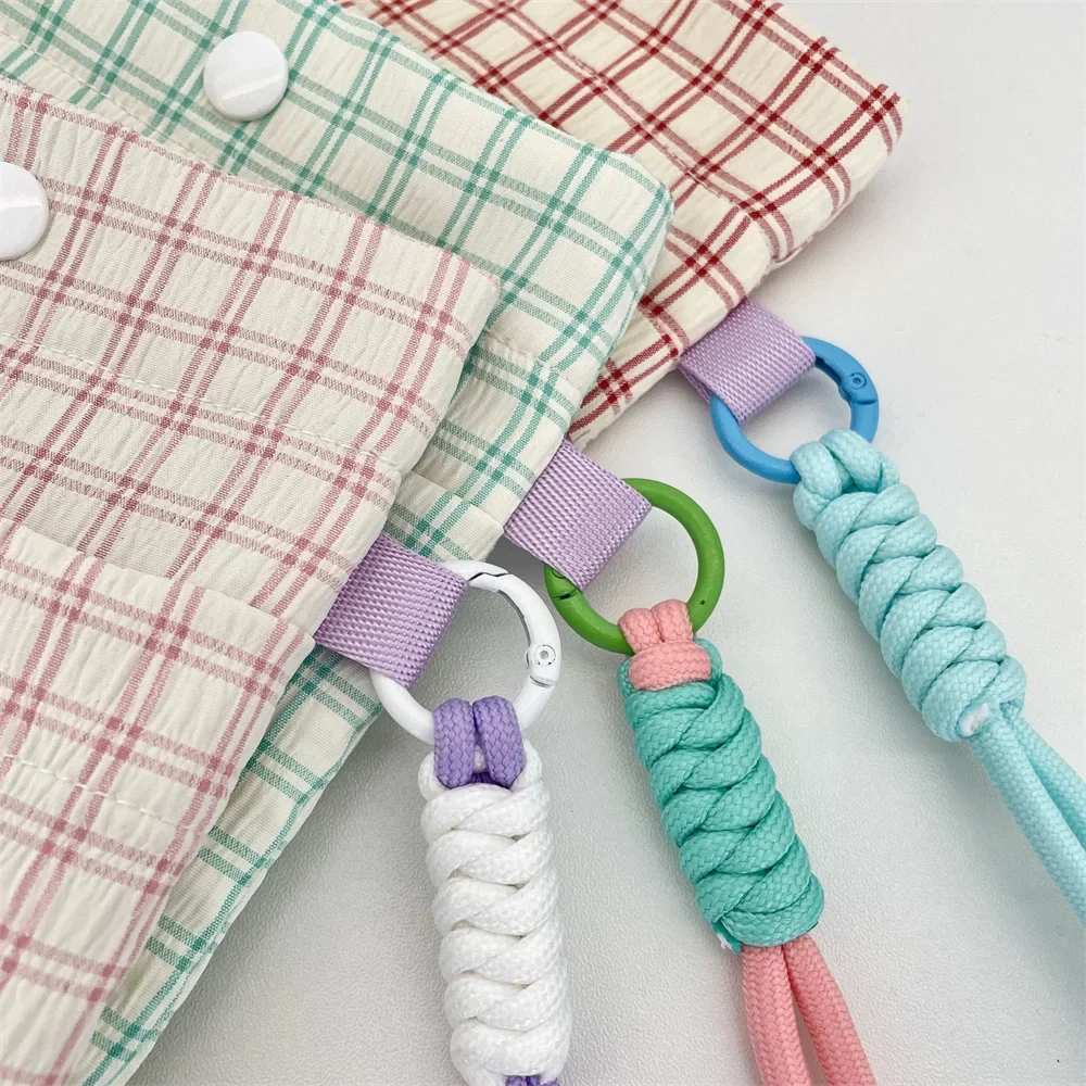 Plaid Crossbody Phone Bag Women's Mini Purse for Keys & Cards Small Vertical Square Shoulder Bag Polyester Storage Bags19x13cm