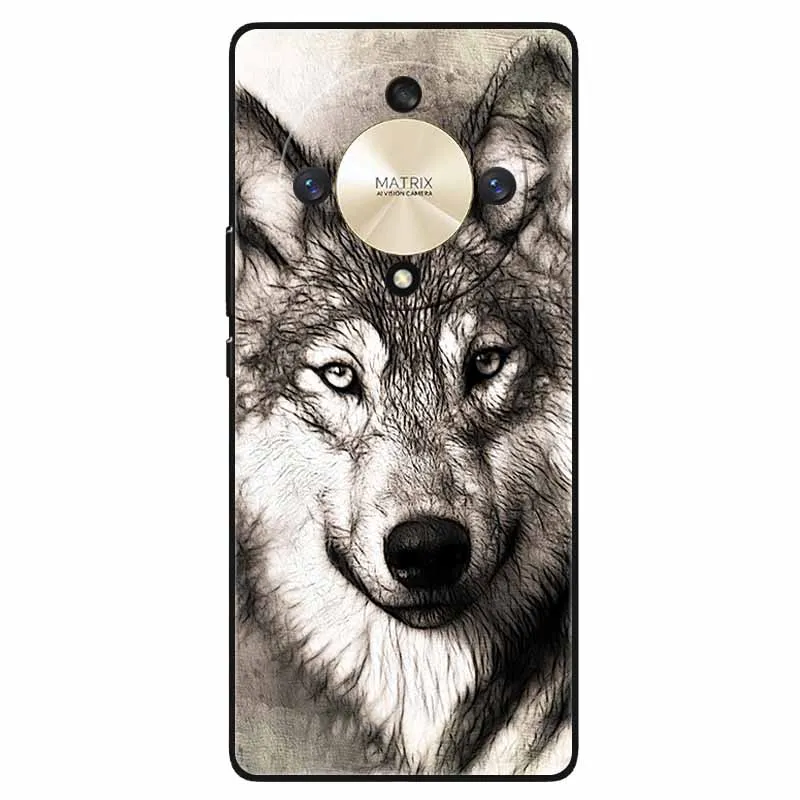 thumbnail image 1 of Funda protectora de silicona suave de TPU para Honor Magic6 Lite 5G con dibujos animados MAGIC 6Lite de lujo, 1 of 5