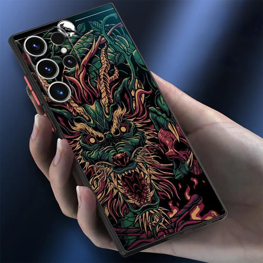 Super Cool Cyan Dragon Phone Case - Stylish Soft Cover