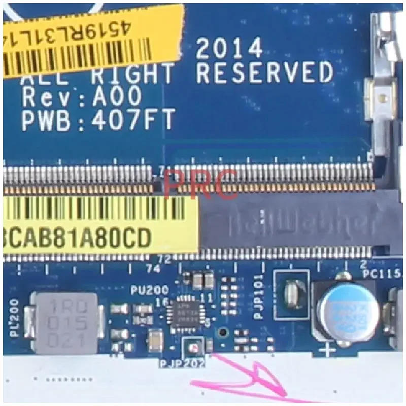 Placa-mãe Portátil para Dell Latitude E7450 La-a961p 0r1vjd 0y15c1 0420pp 0tfvf9 Notebook Mainboard Testado - Imagem 6