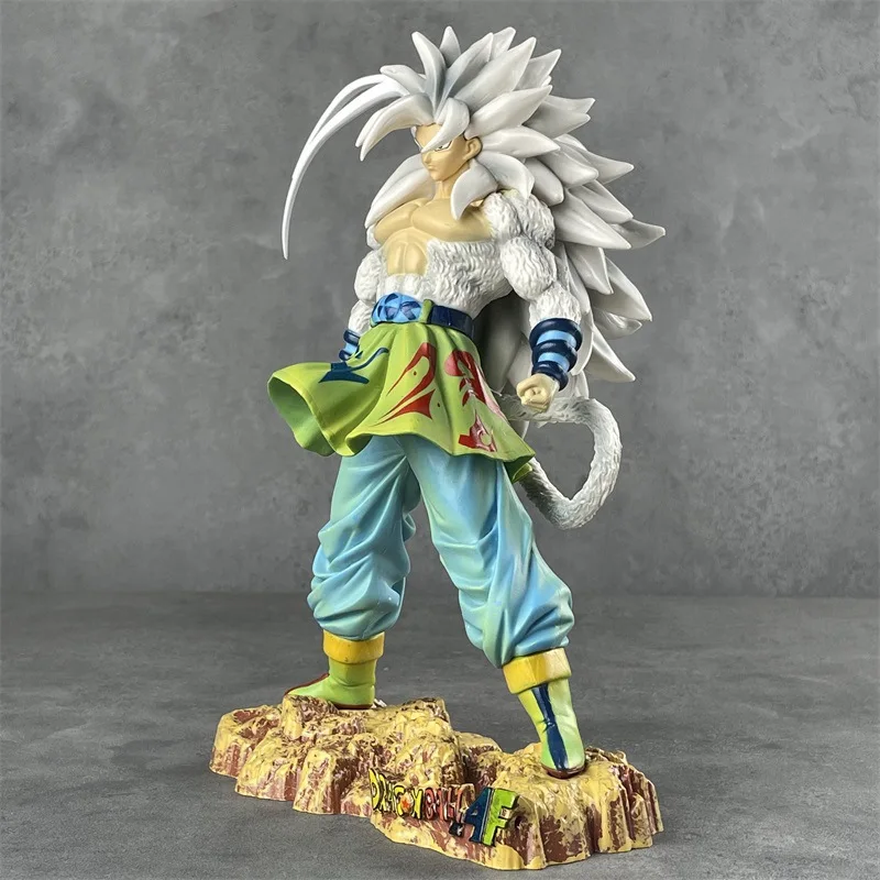 Dragon Ball PVC Figurines, Son Goku Modelo Bonecas, Cabelo branco e preto,  Decoração Presente dos desenhos animados, Estátua Anime, 25cm - AliExpress