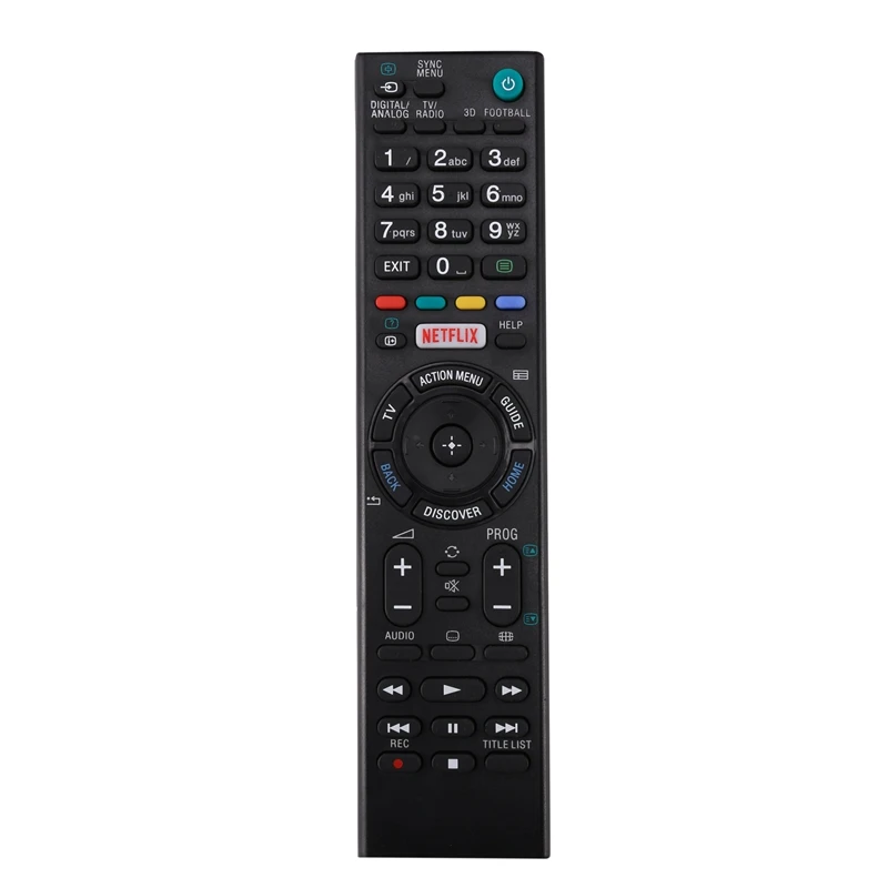 Telecomando Per Sony Led Hdtv Tv Kdl-50W756C Kdl-43W756C Kdl-43W805C Kdl-43W807C Kdl-43W808C Kdl-43W809C Kdl-50W755C