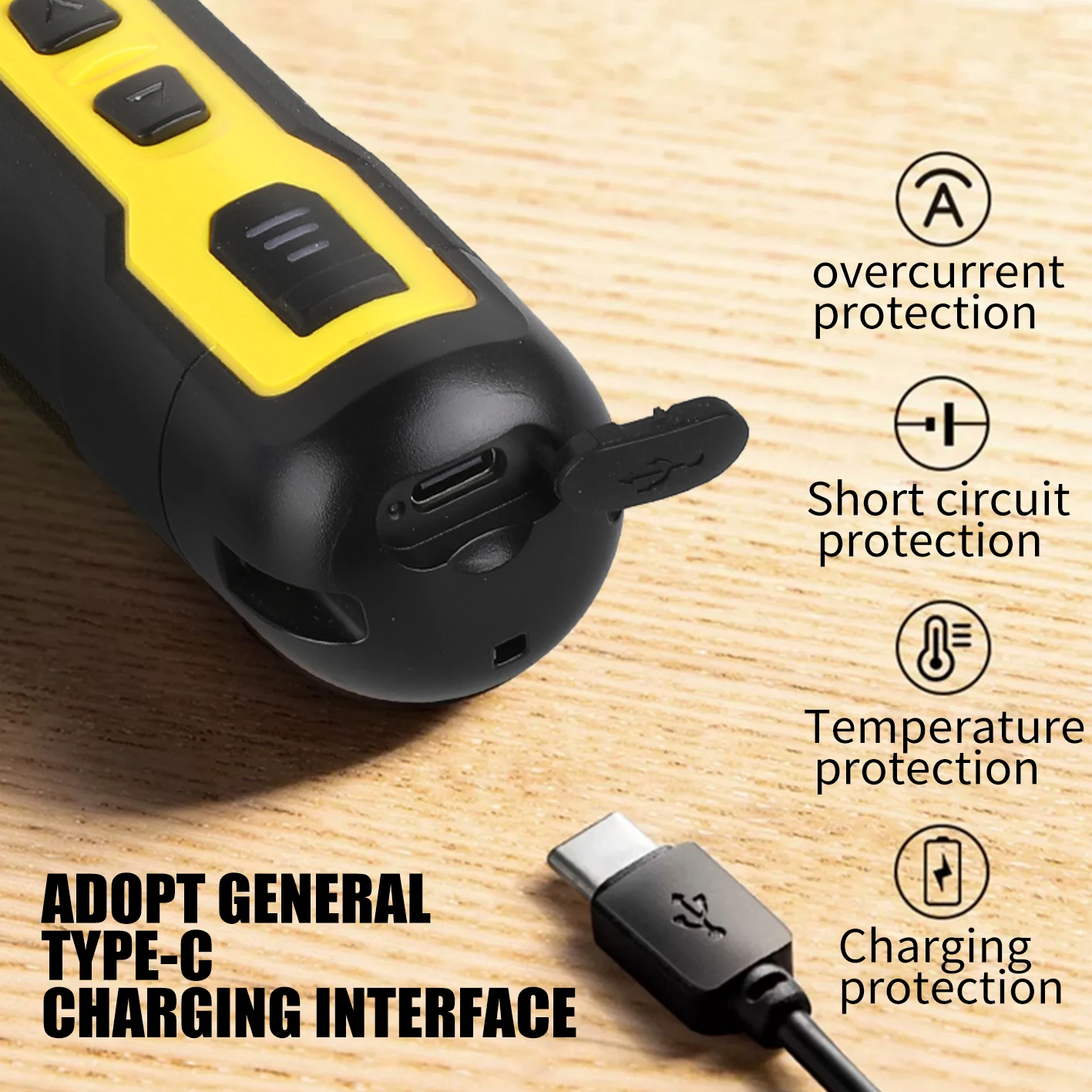 LYUWO USB Mini 6speed Adjustable Screwdriver Charging1300mah Electric Drill Multifunctional Disassembly and Repair Electric Tool 3