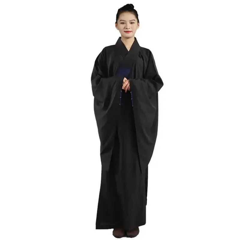 Shaolin Buddhist Monk Robes Costume Suit Chinese Kung Fu Uniform Gown Men Women Buddhist Clothing buddhist clothing