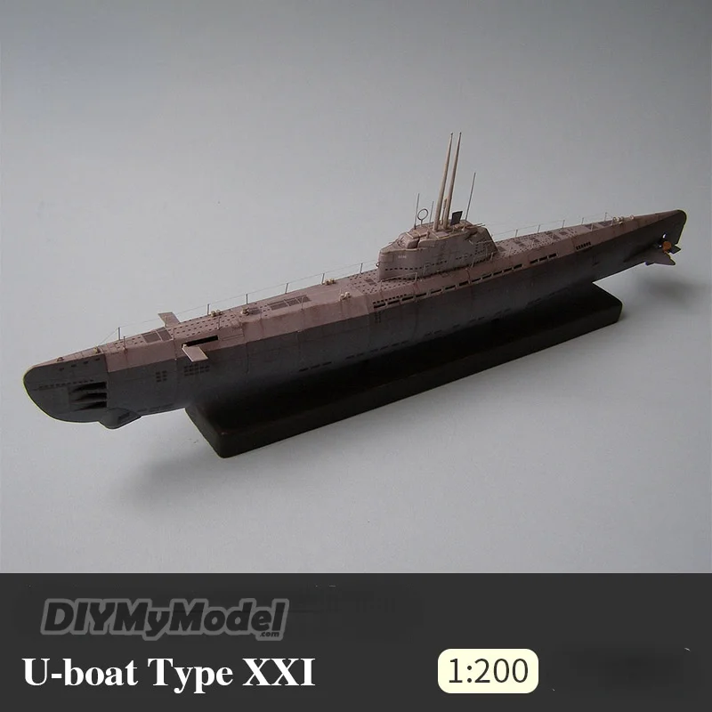 DIYMyModeI German u 2536 submarine 1200 DIY Handcraft Paper Model Kit