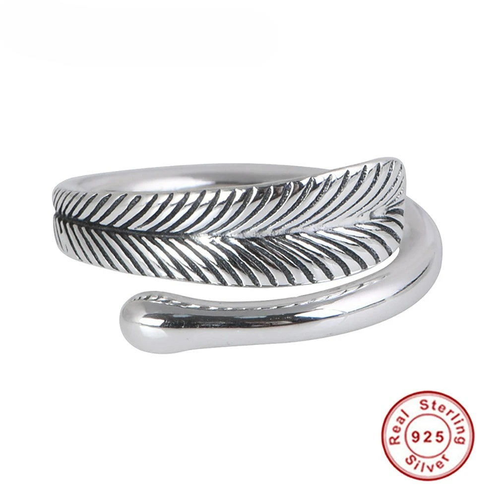 

Винтажное Открытое кольцо MYONES S925 из серебра 925 пробы в стиле ретро