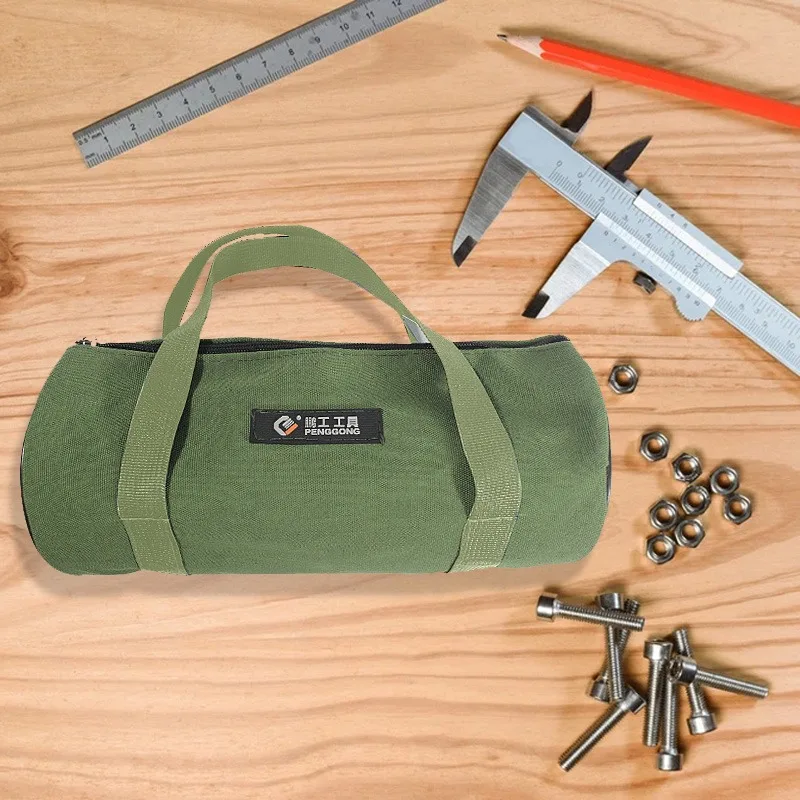 wooden tool chest Thickened Canvas Tool Pouch for Electrician Screwdriver Pliers Repair Hand Tools Portable Electrical Tool Storage Organizer Bags tool backpack