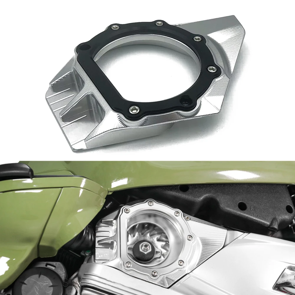 Copertura Della Presa D'Aria Del Motociclo Pokhaomin Con Tappo Del Motore Della Trasmissione In Vetro Per Vespa Sprint Primavera 150 Gts Supertech 125