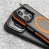 Glass Lens Camera Protection Stand For Magsafe Magnetic Phone Case For iPhone 15 11 12 13 14 16 Pro Max Plus Matte Clear Cover 6