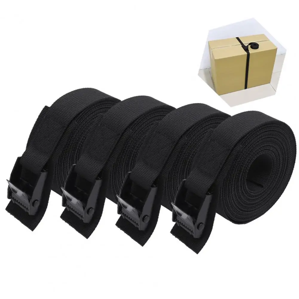 4/5M Cam Buckle Cargo Strap Quick Release Tie Down Nylon Strap 250KG Car Roof Rack Strap for Kayak Surfboard bike fork mount quick release thru axle carriers front fork block car roof rack carriers for 5x100mm 12x100mm 15x100mm 15x110mm