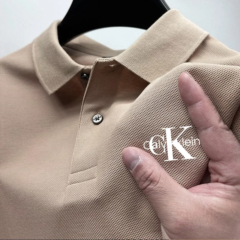 

2024 Men's summer short-sleeved polo shirt new street wear casual breathable comfortable high quality fashion top