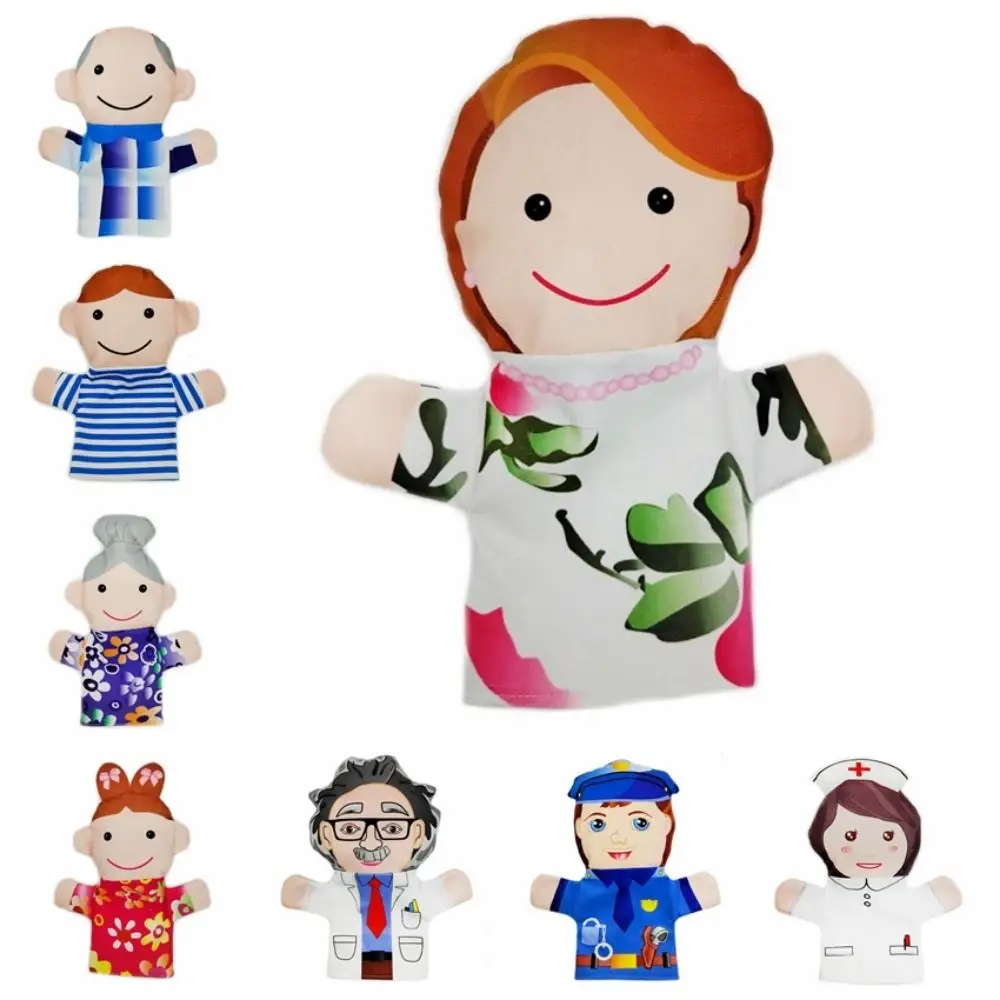 Family Members Hand Puppets For Family Members Plush Toy 12 Types Family Members Hand Puppets Stuffed Toy Cloth