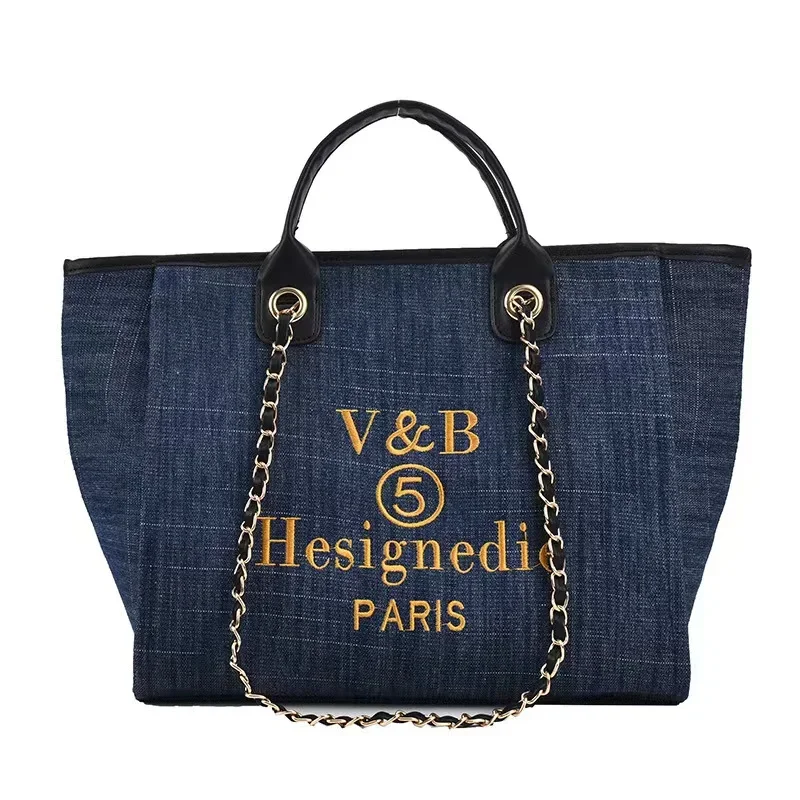 Women's Canvas Printed Handbag, Women's Casual Printed Large Capacity Handbag, Beach Shopping Bag Tote Bag Women's Handbag