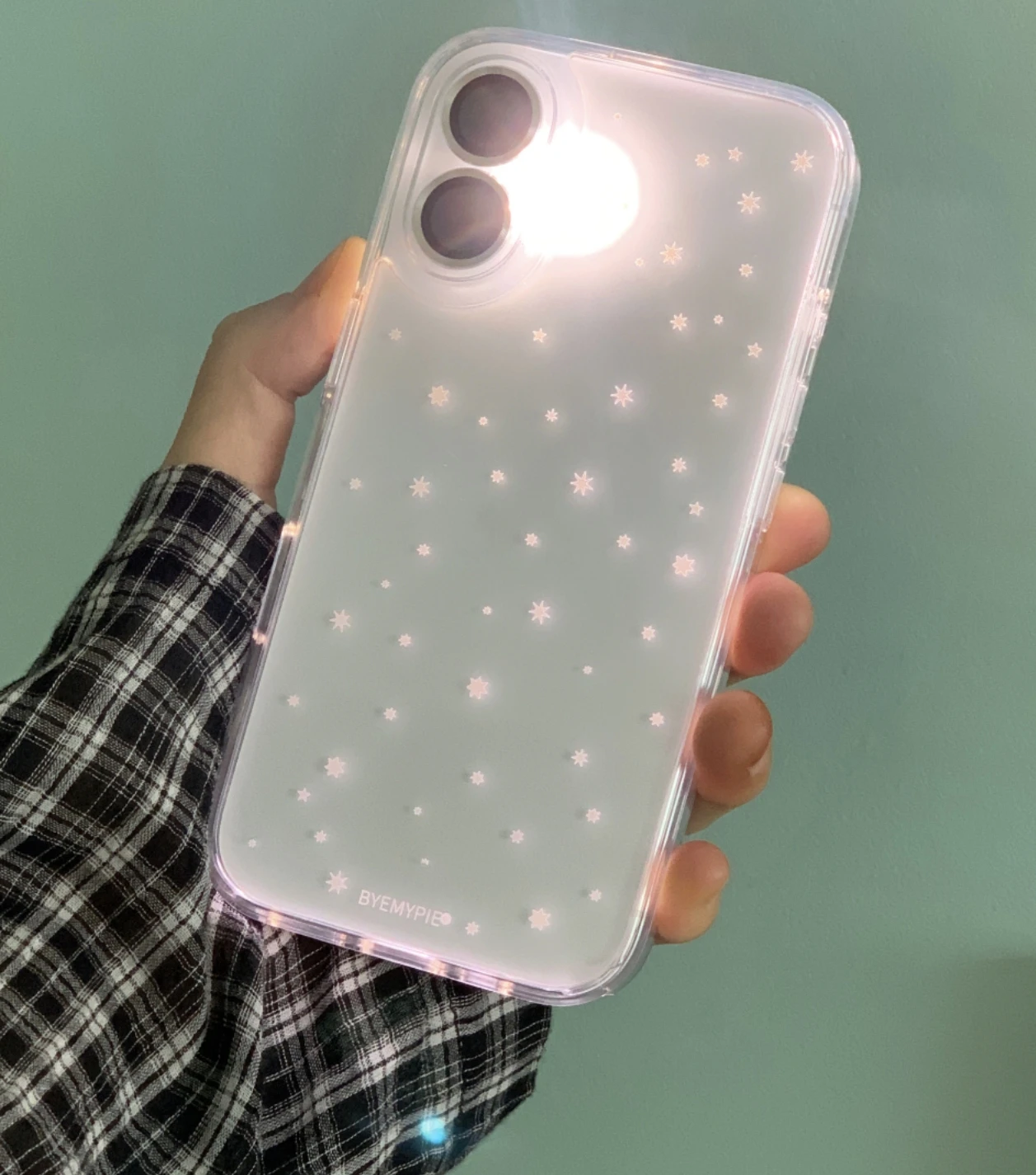 Korean INS Cute Creative Snowy Twinkle Kawaii Phone Case - Y2K Design Cover
