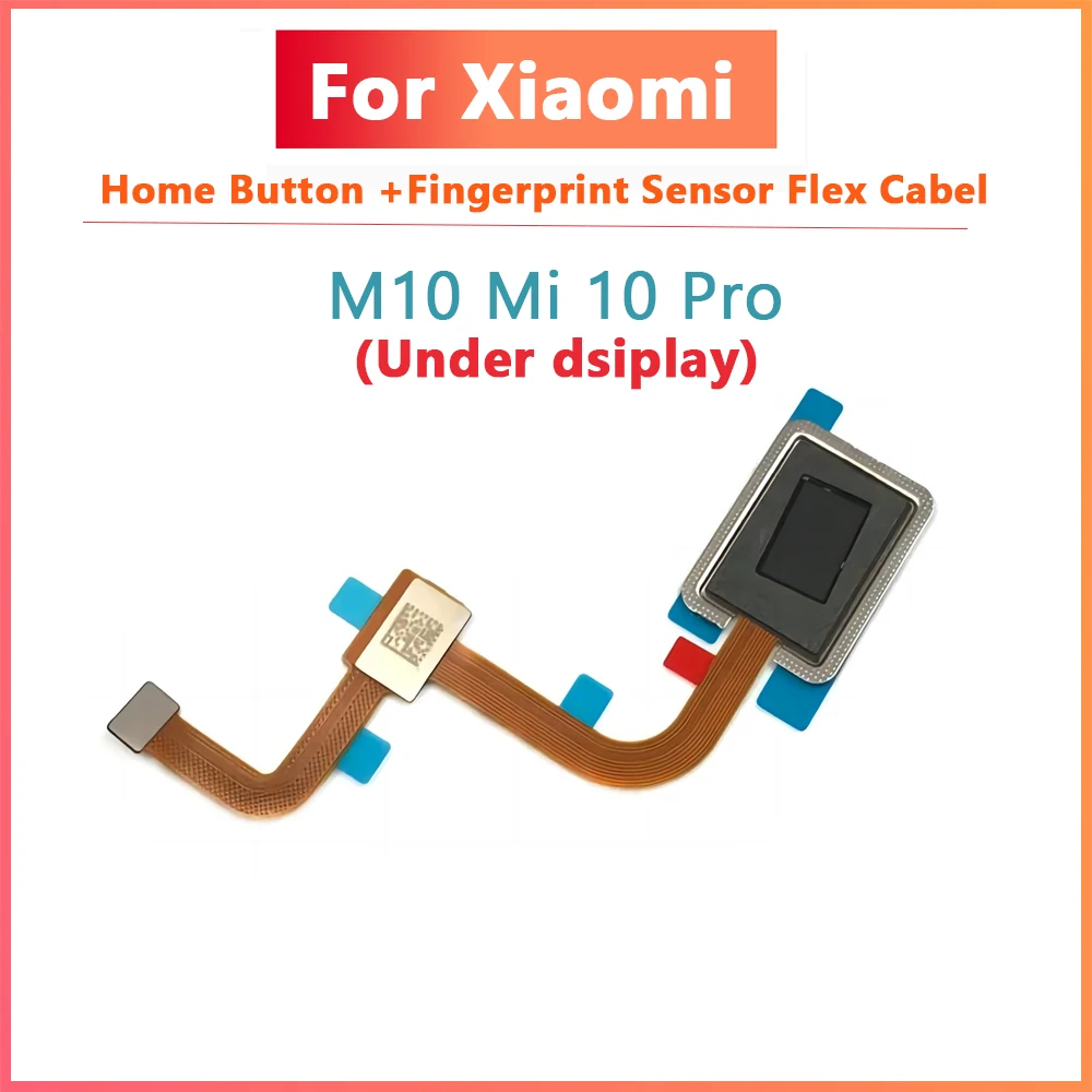 

Оригинальный сканер отпечатков пальцев для Xiaomi Mi 10 Mi 10 pro под дисплеем, сканер отпечатков пальцев, сенсорный ID, подключение кнопки «Домой», гибкий кабель
