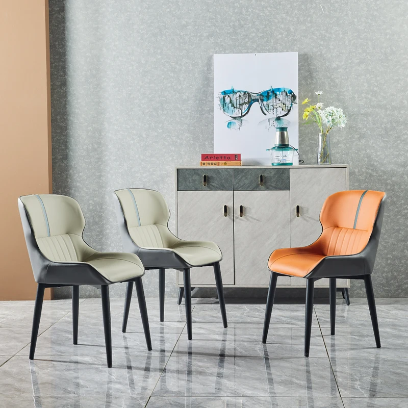 

Minimalist Unique Dining Chairs Latter Chair Beauty Dressing Leisure Makeup Waiting Cafe Chair Garden Library Balcony Furniture