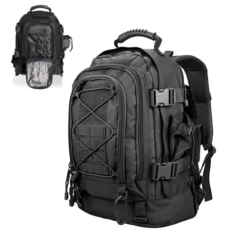60L Extra Large Tactical Backpack for Men Women Outdoor Water Resistant Hiking Backpacks Travel Backpack Laptop Backpacks