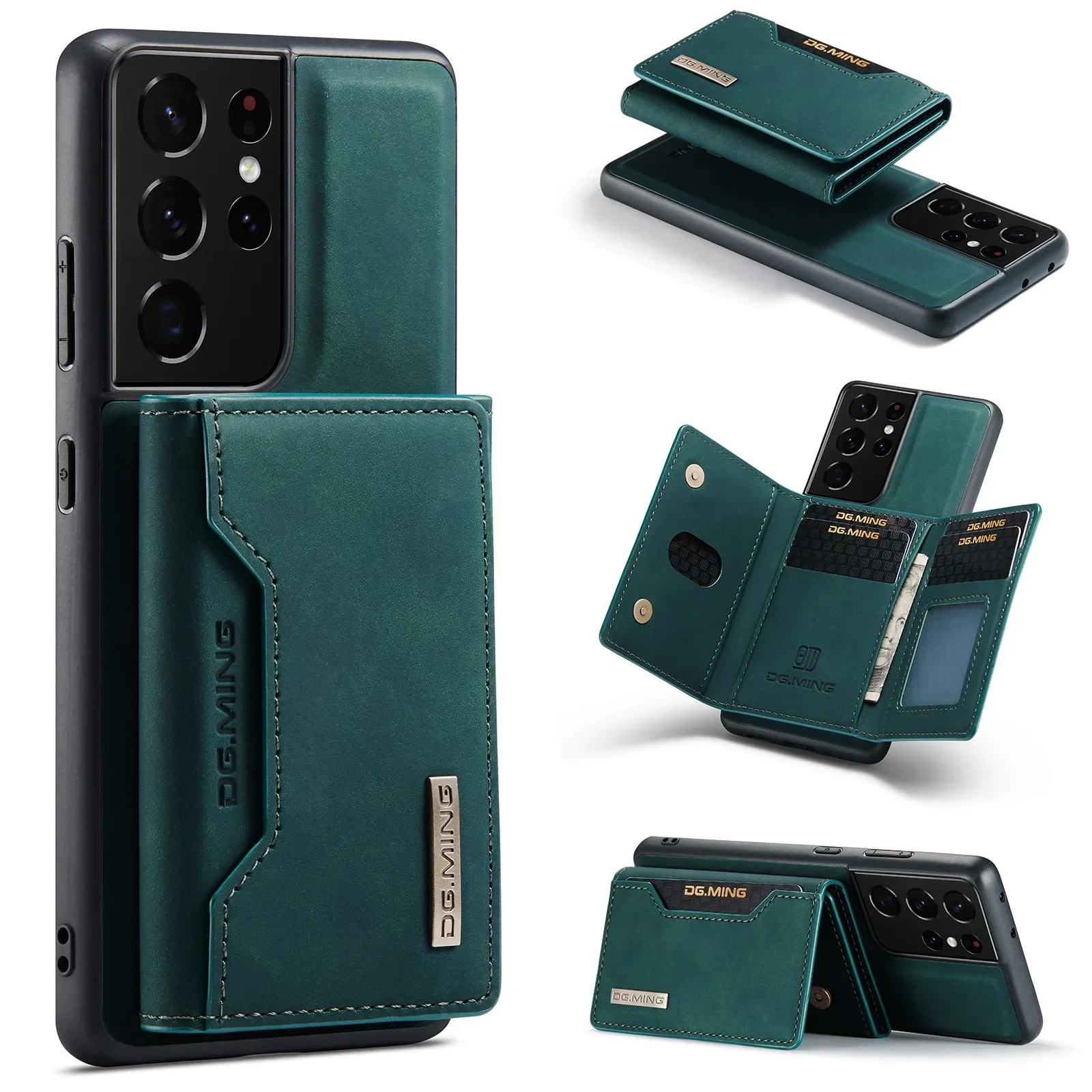 Versatile Leather Detachable Wallet Phone Case Cover