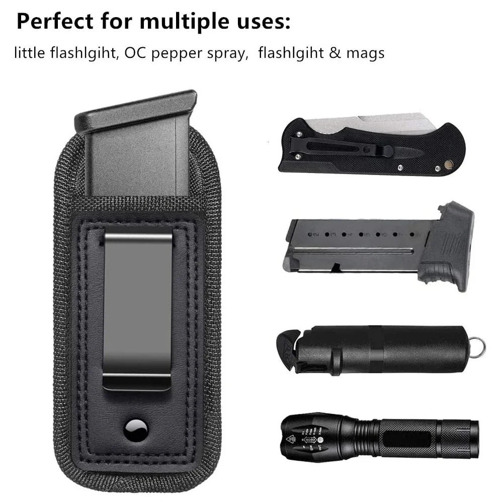 Tactical Magazine Pouch Holster Sports Concealed Pistol Carry Case Outdoor Mag Waist Belt Pouch with Clip For Glock 17 19 1911 magazine pouch molle pouch ammo pouch ammunition bag dump pouch hand gun holster