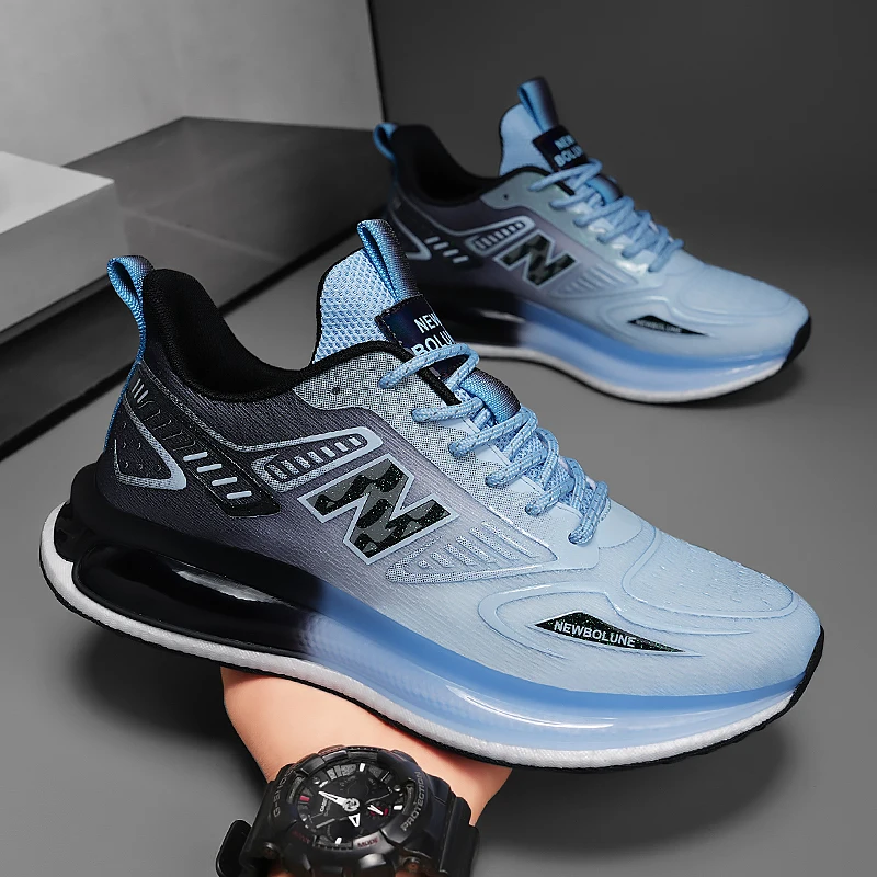 أحذية رياضية للرجال شبكة تنفس مريحة الرياضة في اله...