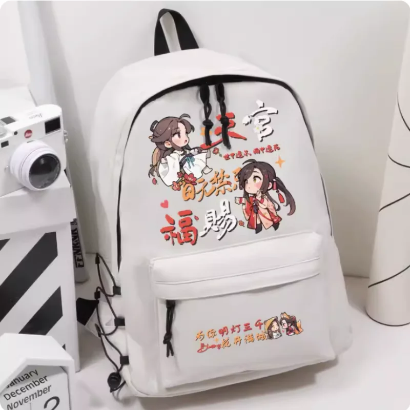 Anime Tian Guan Ci Fu Huacheng Xielian  Cartoon Bag Women Man Fashion Leisure Teenagers Student Backpack Handbag B756