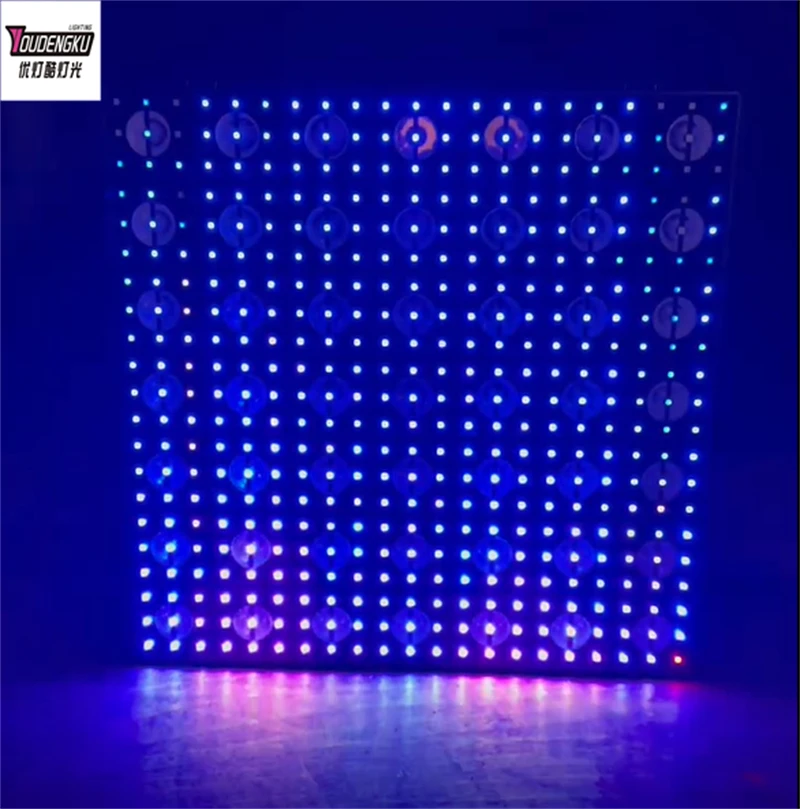6 pieces 7x7 Pixel RGBW DMX LED Matrix Panel Light