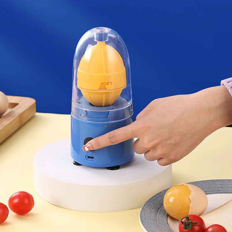 Electric Egg Beater Usb Rechargeable Golden Egg Machine Egg Yolk Shaker Kitchen Automatic Egg Beater