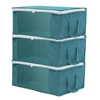 Large Capacity Storage Folding Box Zipper Cover Transparent Organizer Bedroom Shelf Wardrobe Clothes Toy Cabinet Container Box 3