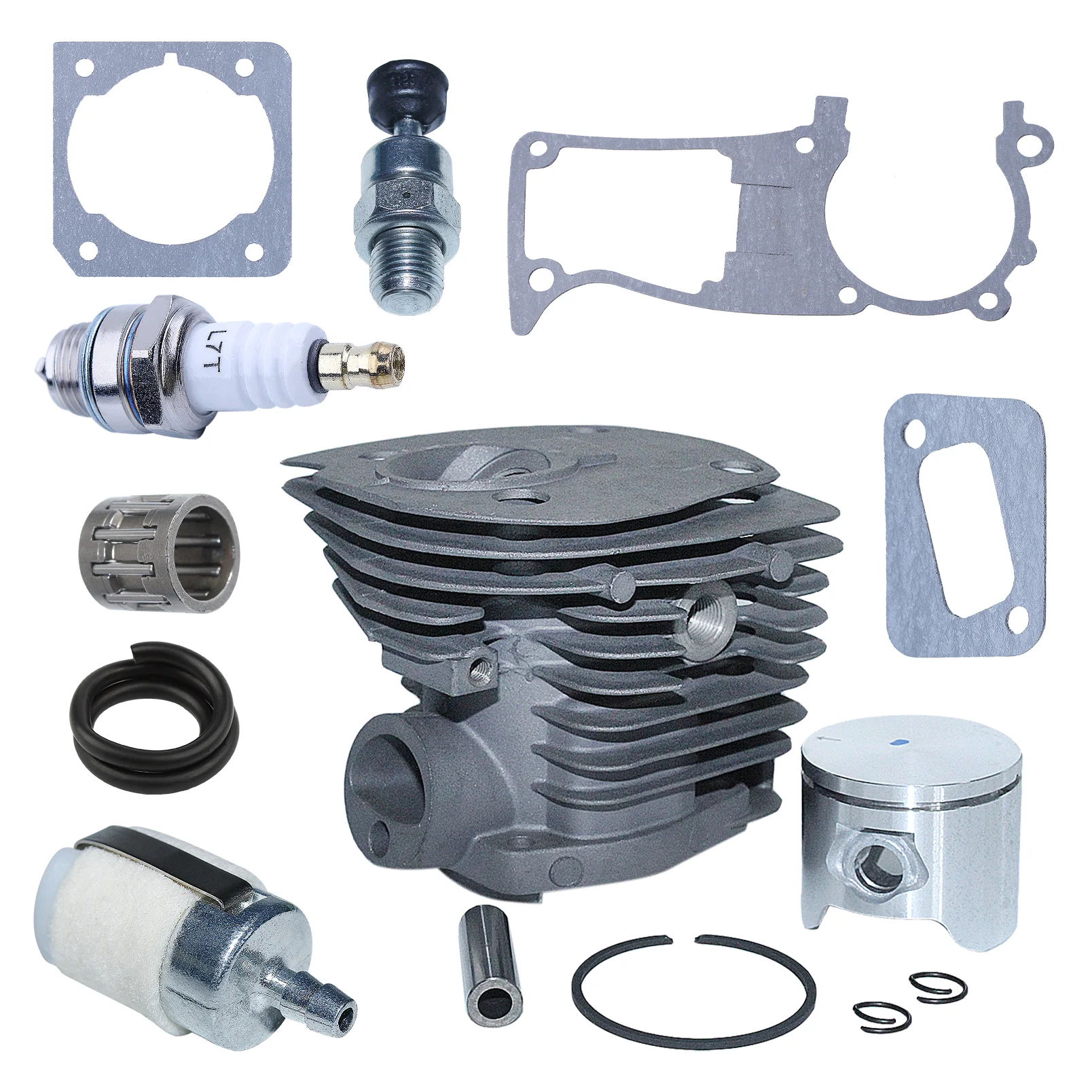 44mm Cylinder Piston Kit For Husqvarna 340 345 346XP 350 351 353 For Chainsaws 503869971 503 89 44-01 503 86 25-01 3