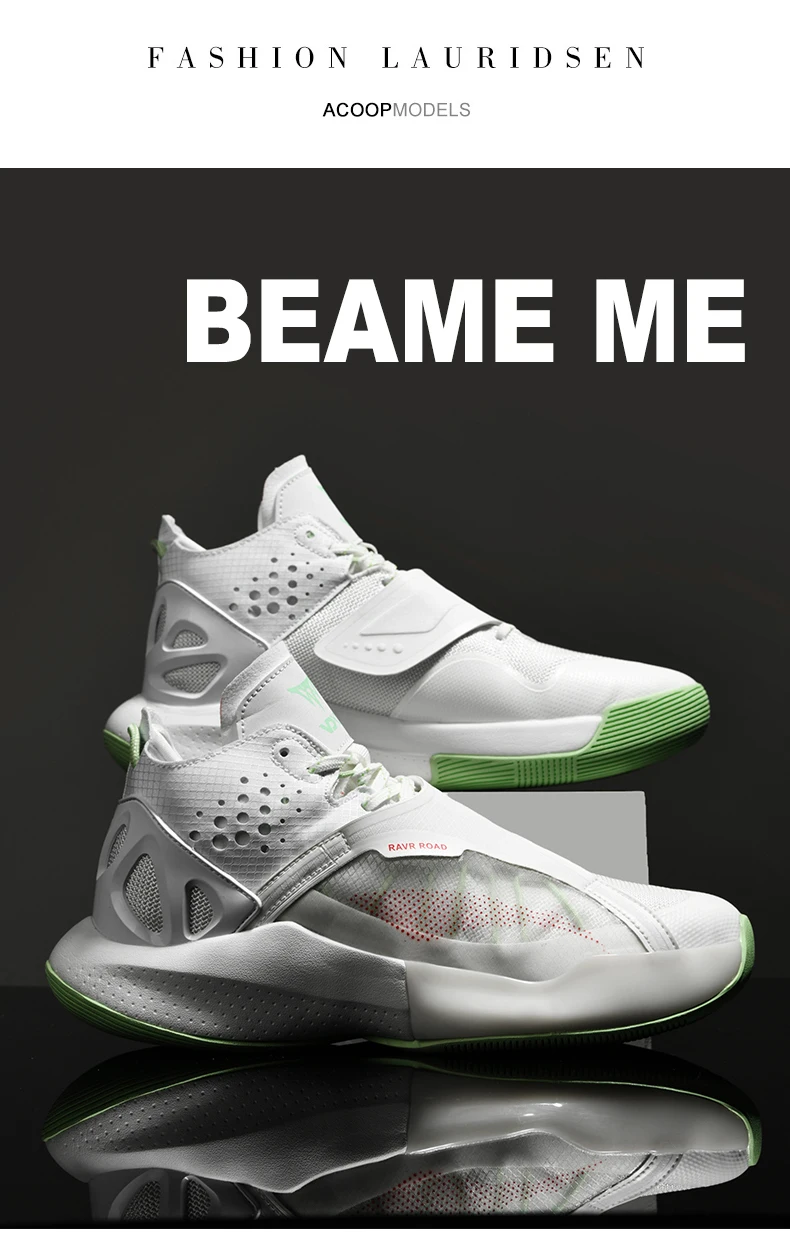 Quality Basketball Shoes Men's Outdoor Sports Shoes High Stretch High