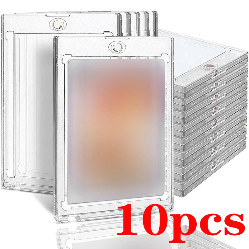 Magnetische Kartenhalter für Sammelkarten Hartschalen-Schutzhülle Transparente Acryl-Schutzhülle für Spiel-, Baseball- und Sportkarten – Detail 5