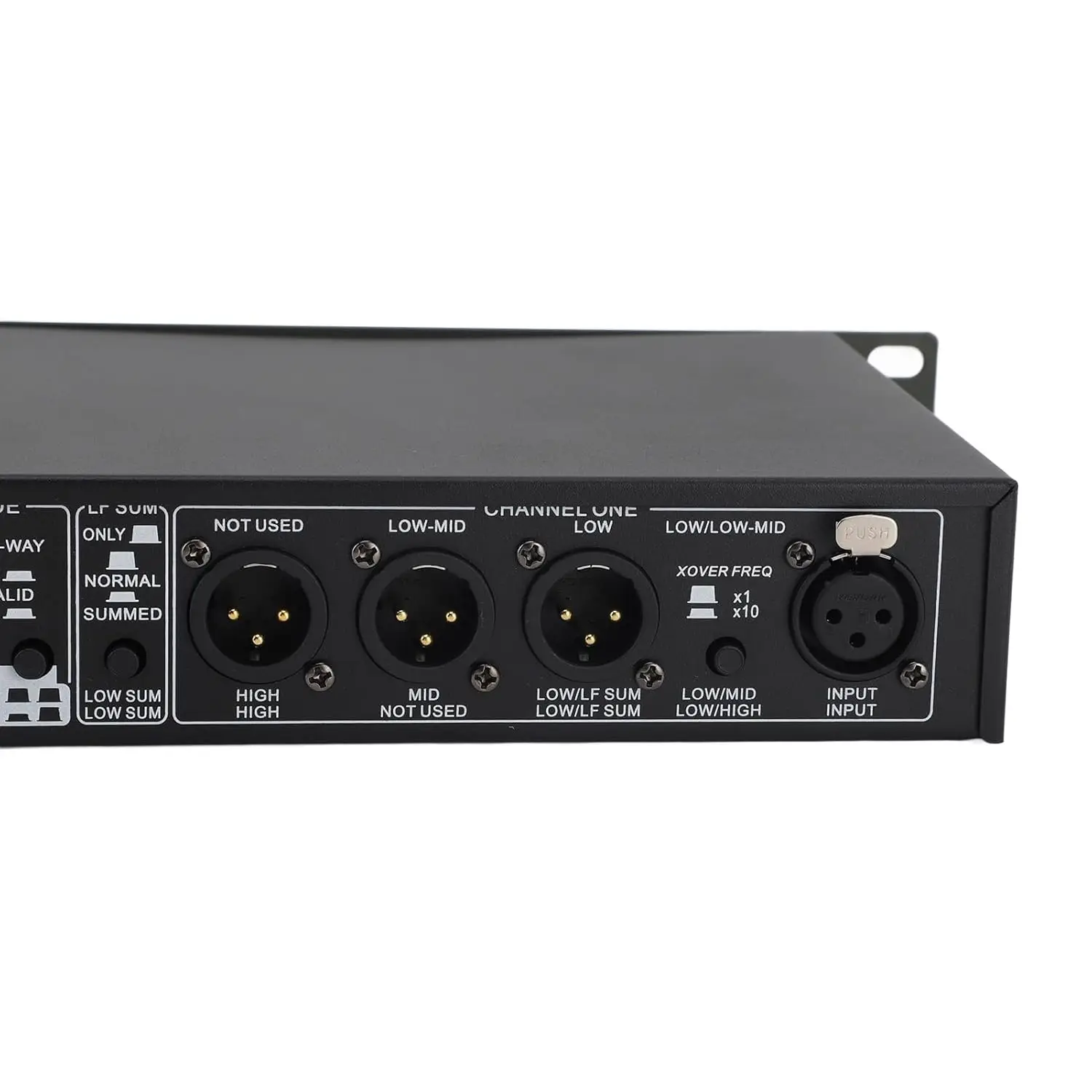 234XL Stereo Audio Peripherals 2/3-Way and Mono 4-Way Crossover XLR Connectors Alloy Material