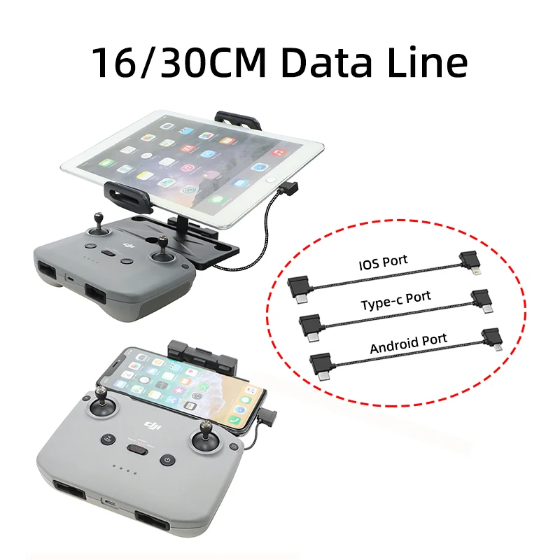 Per Dji Mavic 3/Air 2S/Mini 2/3 Pro Drone Telecomando Linea Dati Telefono Tablet Collegare Cavo Accessori Per La Trasmissione Dell'Immagine