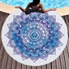 Beach Leisure Resort Creative  Towel Microfiber Round Swimming  Mandala Yoga Mat Adult Large  Bath  1