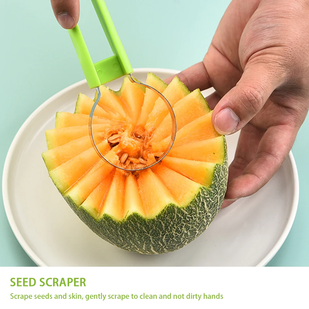 Multipurpose Fruit Baller Scooper Kit Ergonomic Non-Slip Handles Corer For Fruits Vegetables