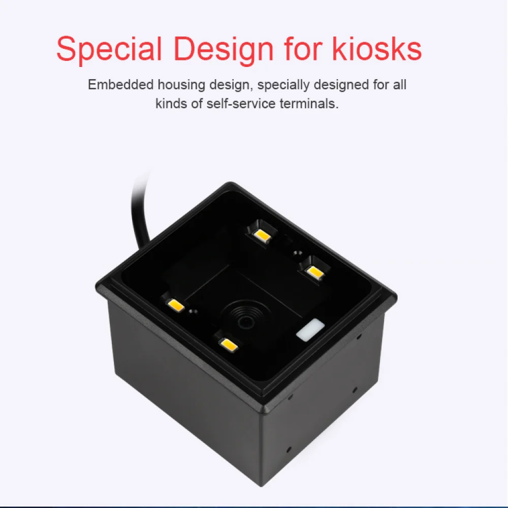 2d Qr Code Pdf417 Cmos Barcode Scanner Module Fixed Mount Scan Head