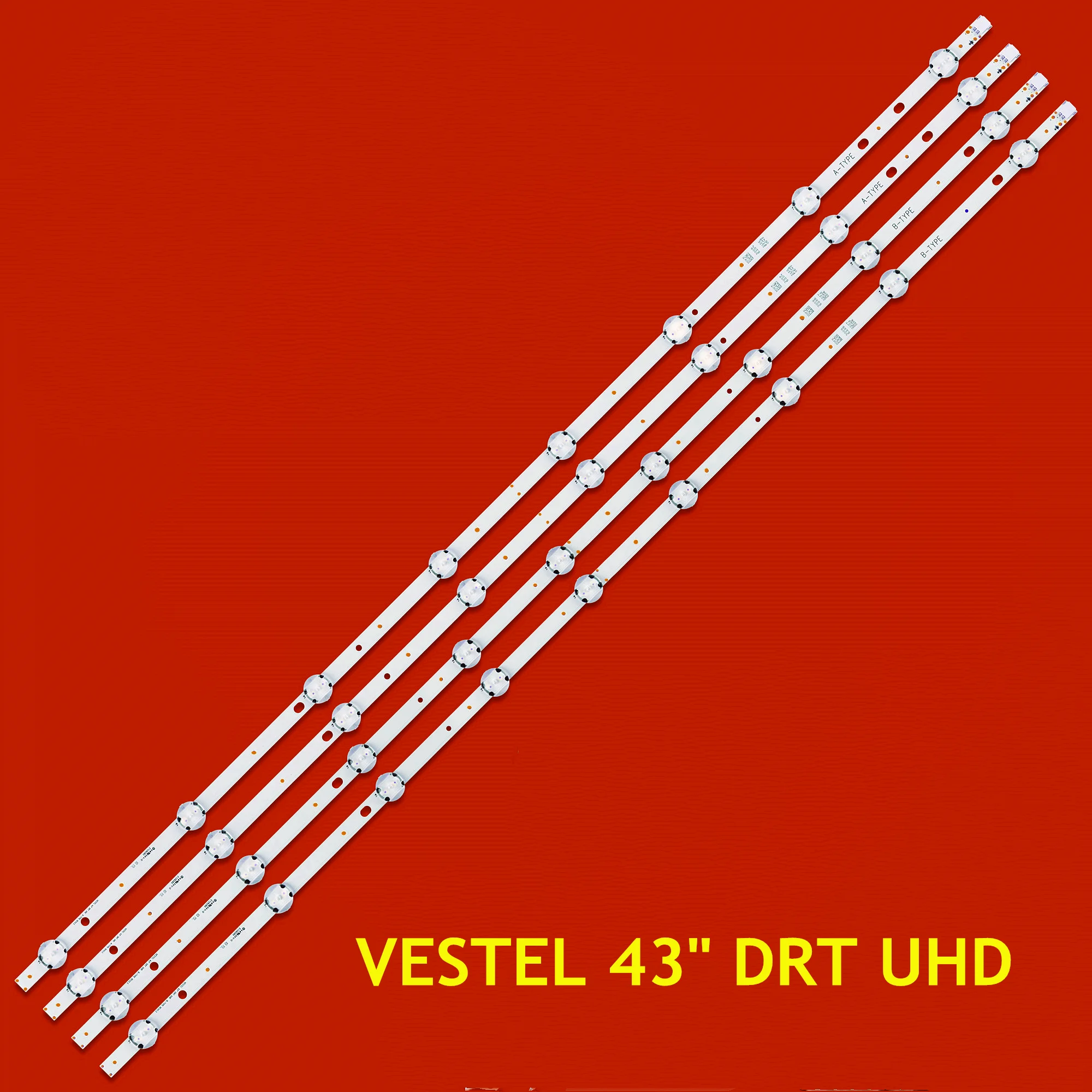 

LED Strip For 43U6763DA 43U5766DB 43U6663DB 43HL15W64 43HK6T74U 43PUS6031/12 LT-43C862 LT-43C870 VESTEL 43" DRT UHD A B-TYPE