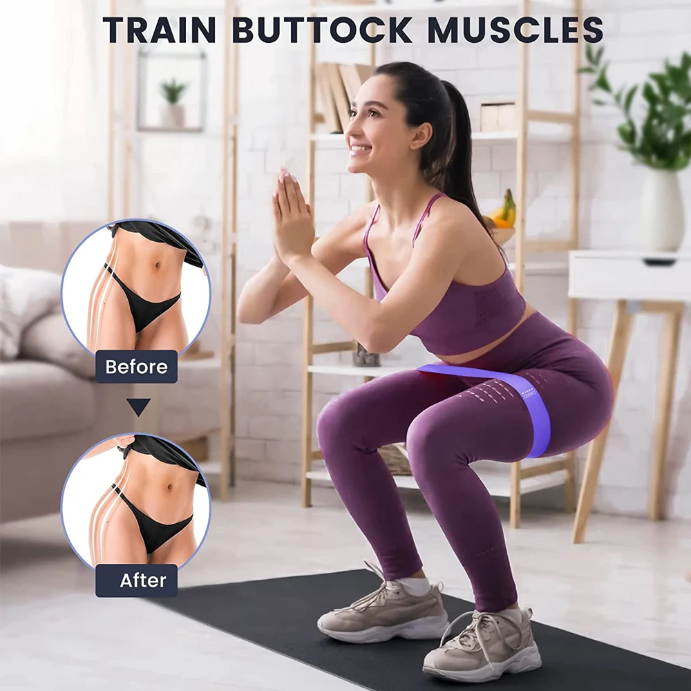 5 Niveaux De Résistance Fitness Bandes De Résistance Pour La Maison