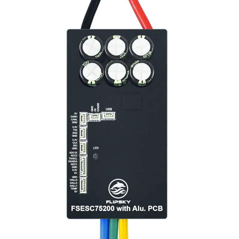 

Flipsky 75200 84V High Current with Aluminum PCB Based on VESC for Fighting Robot Surfboard Robot