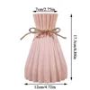 Plastic Flower Vase Cannot Hold Water Dry Flower Bottle Home Decor Modern Flowerpot Waist Cinching Room Decoration Floreros 2