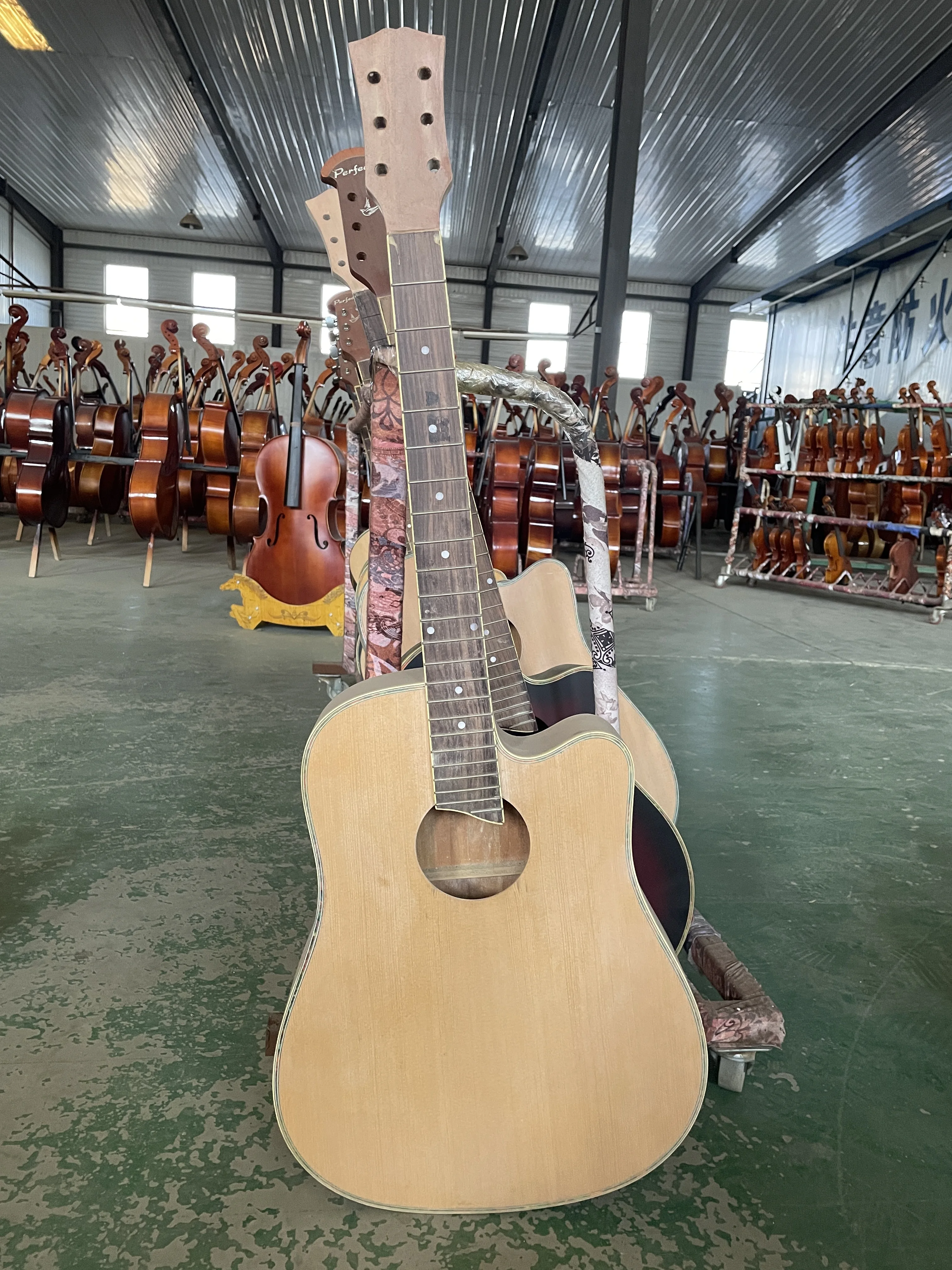 【Hot demand】 Inventory defective guitar, DIY 6-series, 41 inch, 24 band folk guitar, careful imperfect - 4